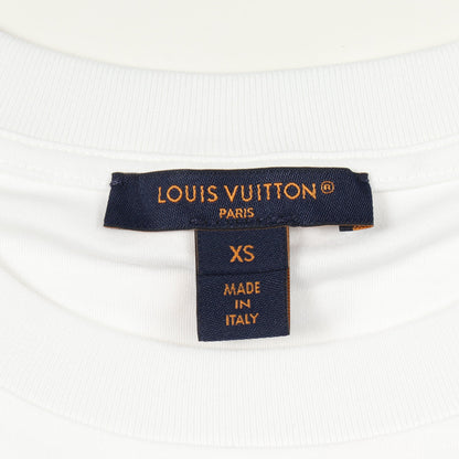モノグラム スカーフ 半袖Tシャツ コットン ホワイト ルイヴィトン トップス LOUIS VUITTON