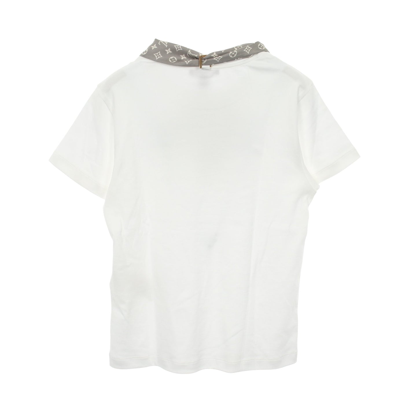 モノグラム スカーフ 半袖Tシャツ コットン ホワイト ルイヴィトン トップス LOUIS VUITTON
