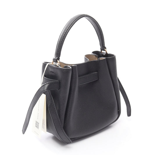 Romy mini バケット ハンドバッグ レザー ブラック 2WAY トリーバーチ バッグ TORY BURCH