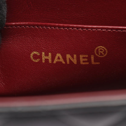 デカマトラッセ34 Wチェーンショルダーバッグ ラムスキン ブラック ゴールド金具 シャネル バッグ CHANEL