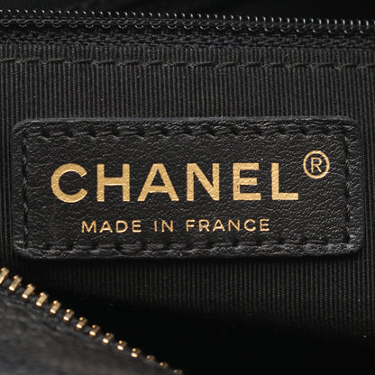 マトラッセ ハンドバッグ ミニボストンバッグ キャビアスキン ブラック ゴールド金具 シャネル バッグ CHANEL