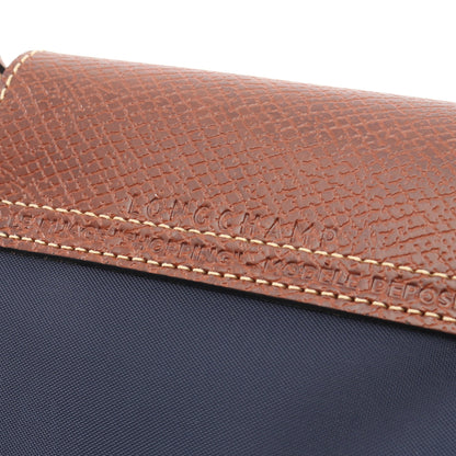 LE PLIAGE ORIGINAL M ル プリアージュ オリジナル M ショルダーバッグ トートバッグ キャンバス レザー ネイビー ブラウン ロンシャン バッグ LONGCHAMP