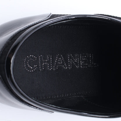 ココマーク フラットシューズ ファブリック ブラック シャネル シューズ CHANEL