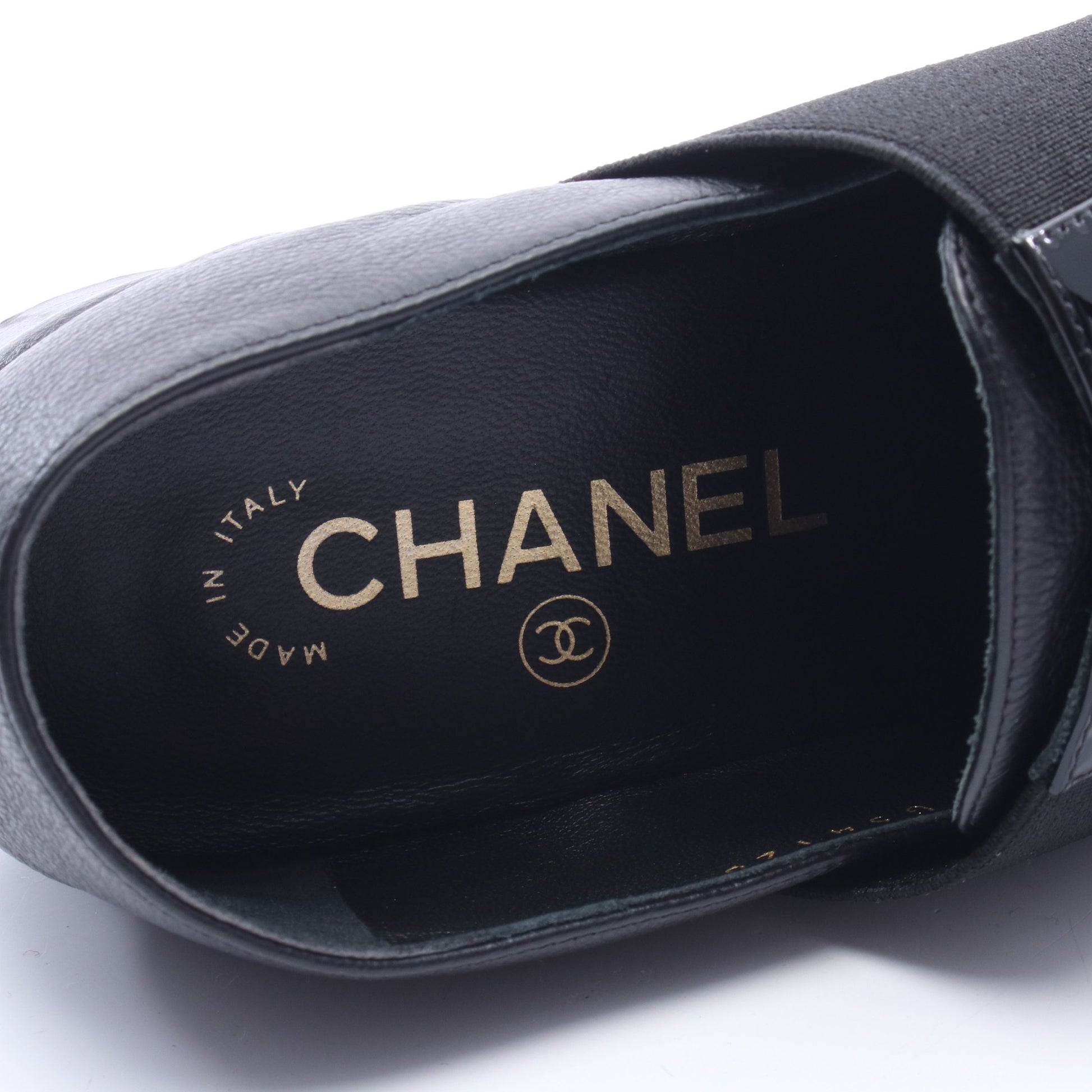 ココマーク ローファー レザー エナメルレザー ブラック シャネル シューズ CHANEL