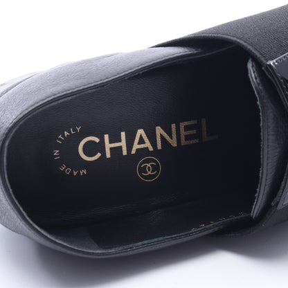 ココマーク ローファー レザー エナメルレザー ブラック シャネル シューズ CHANEL