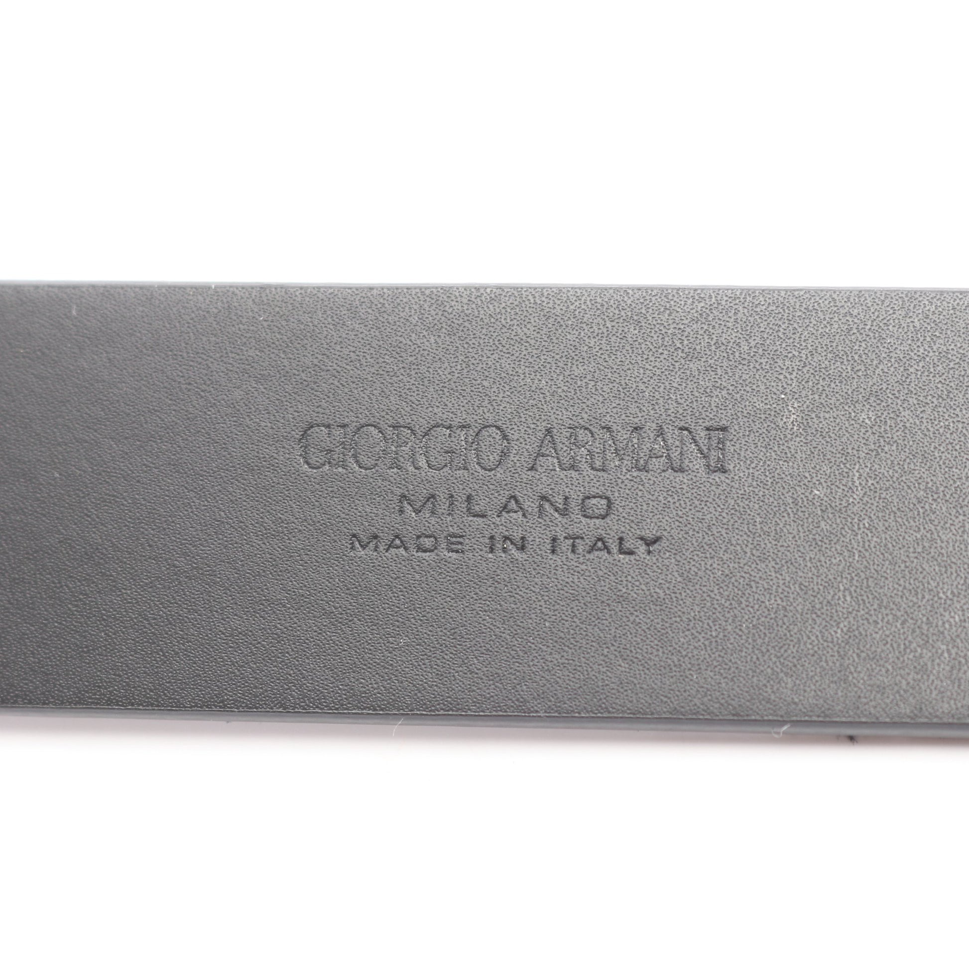 ベルト スエード ブラック ジョルジオアルマーニ 財布・小物 GIORGIO ARMANI