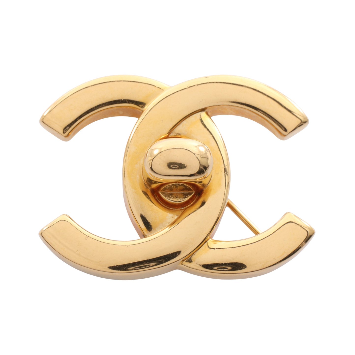 ココマーク ターンロックモチーフ ブローチ GP ゴールド 96A シャネル アクセサリー CHANEL