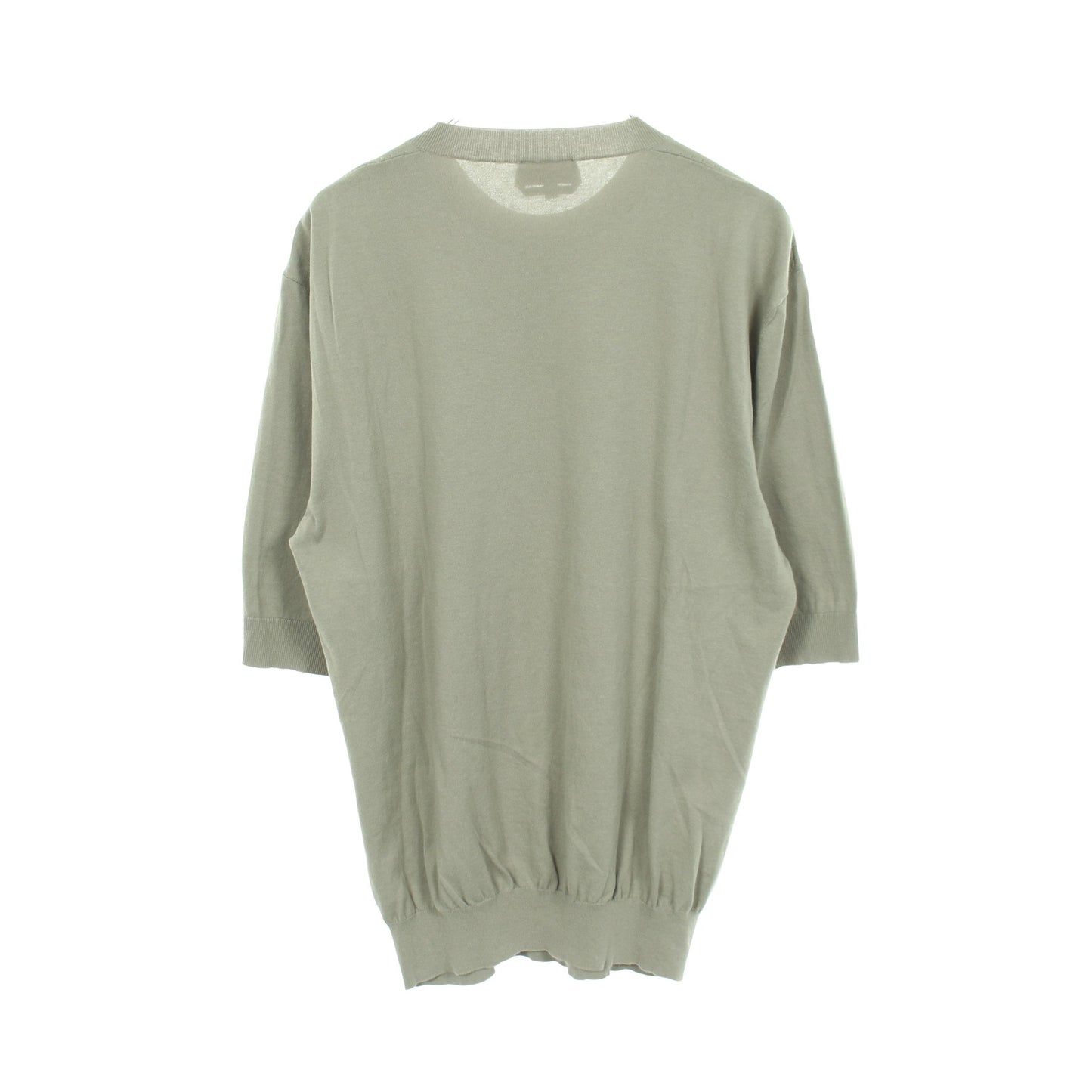 Selles en Fragments 半袖 ニット コットン グレーグリーン エルメス トップス HERMES