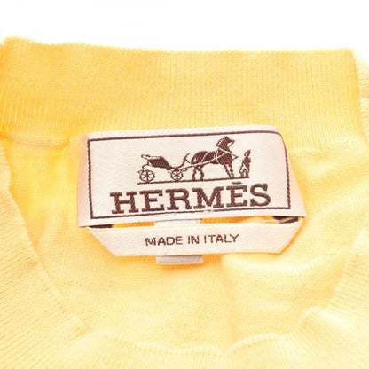 Selles en Fragments 半袖 ニット コットン イエロー エルメス トップス HERMES
