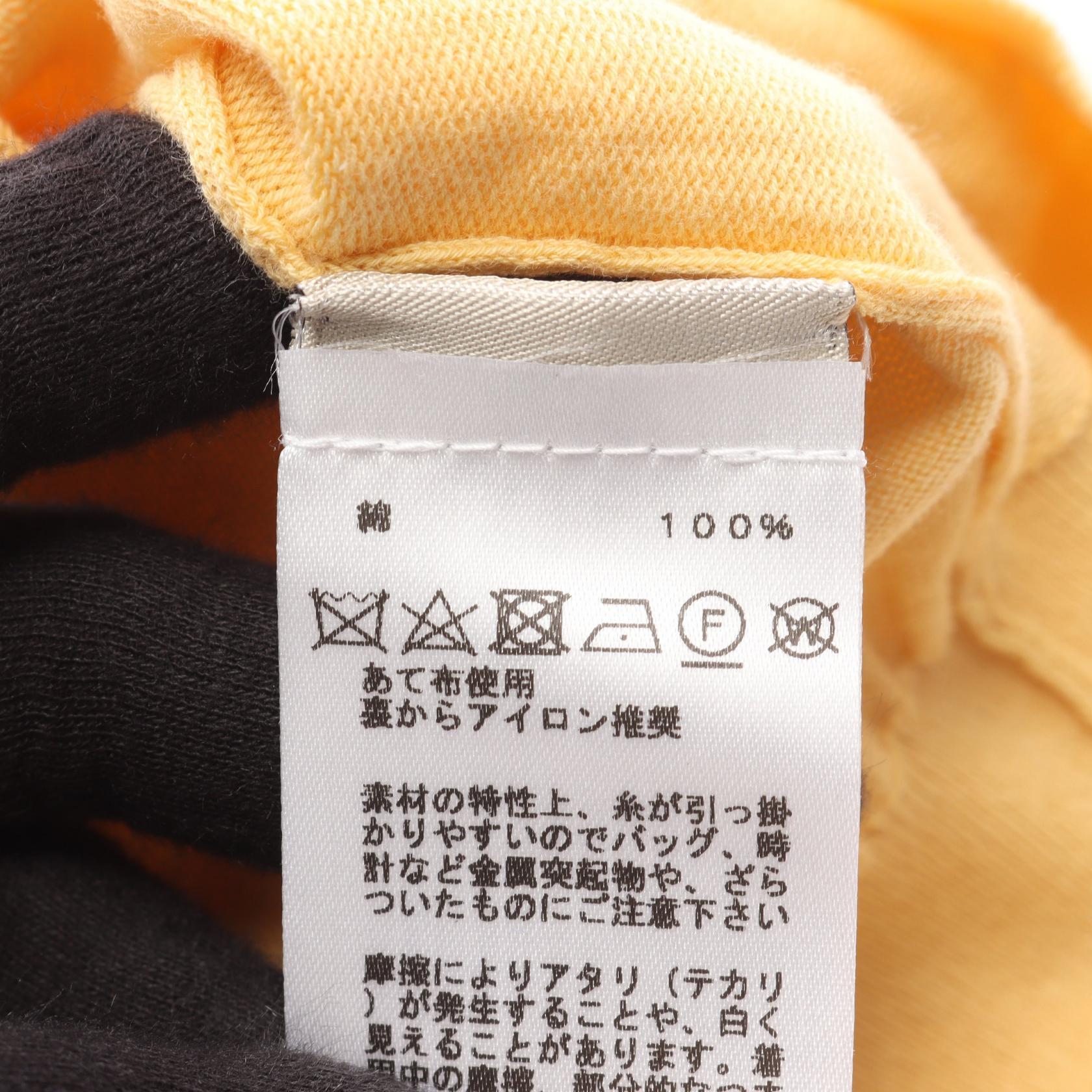 Selles en Fragments 半袖 ニット コットン イエロー エルメス トップス HERMES
