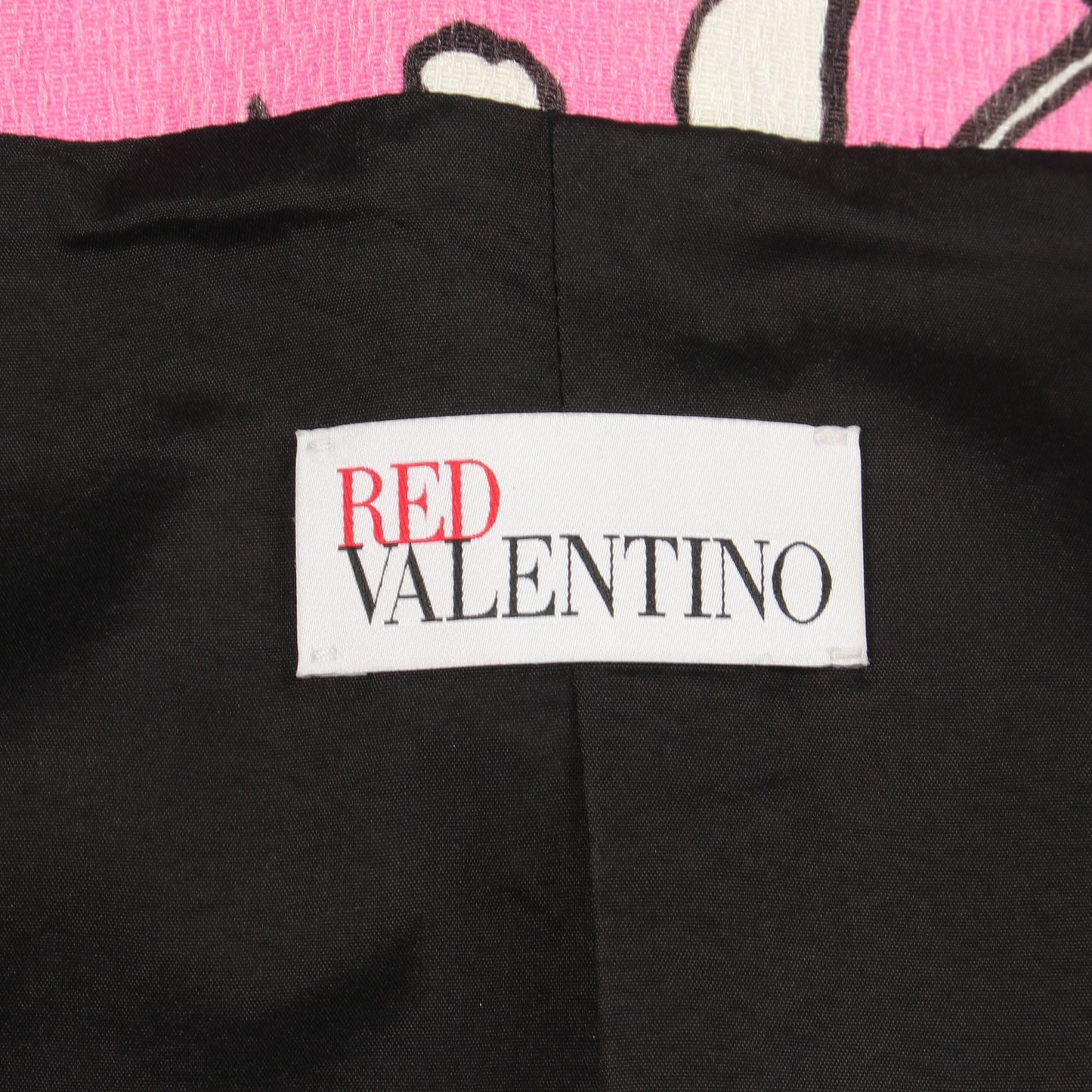 花柄 ペプラム トップス コットン ピンク レッドヴァレンティノ トップス RED VALENTINO