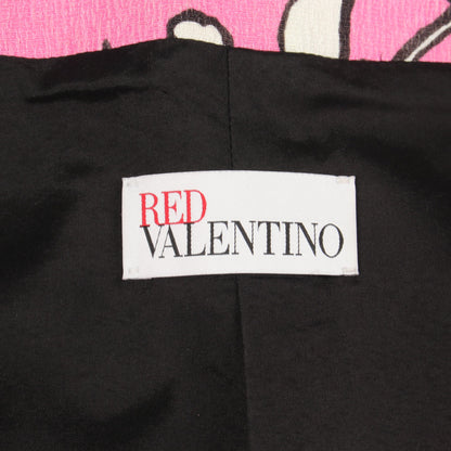 花柄 ペプラム トップス コットン ピンク レッドヴァレンティノ トップス RED VALENTINO
