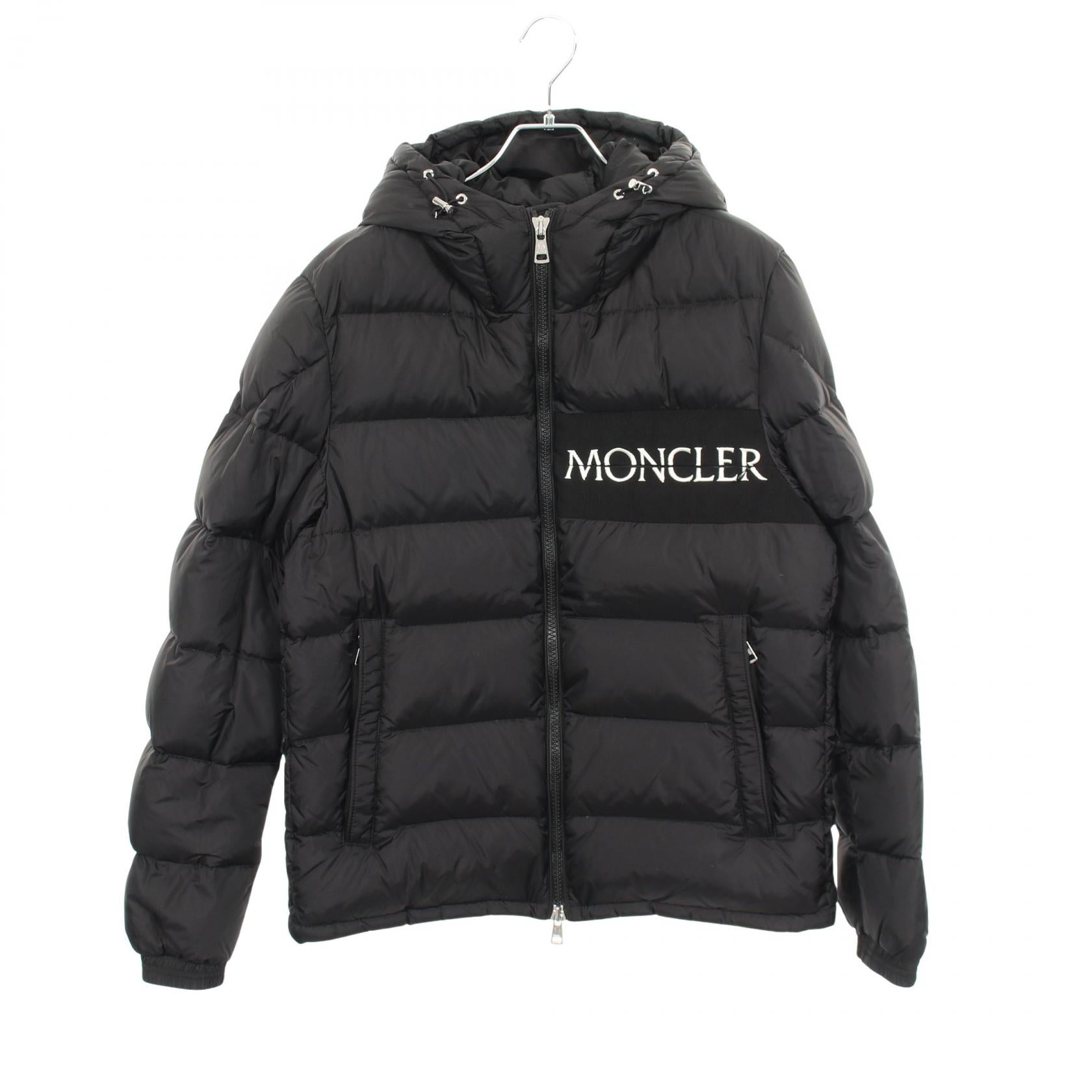 AITON アイトン フード付き ダウンジャケット ナイロン ブラック モンクレール アウター MONCLER