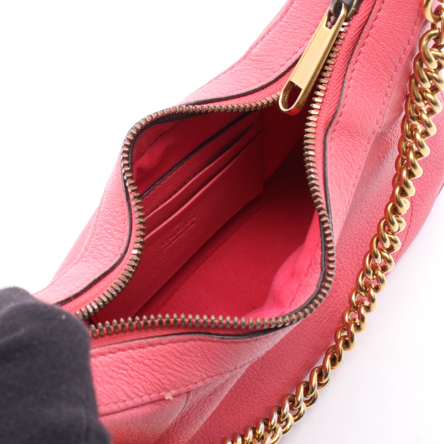 アフロディーテ スモール ショルダーバッグ レザー ピンク グッチ バッグ GUCCI