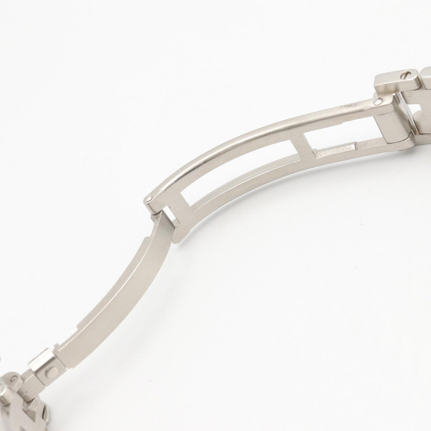 クリッパー レディース 腕時計 クオーツ SS ブラック エルメス