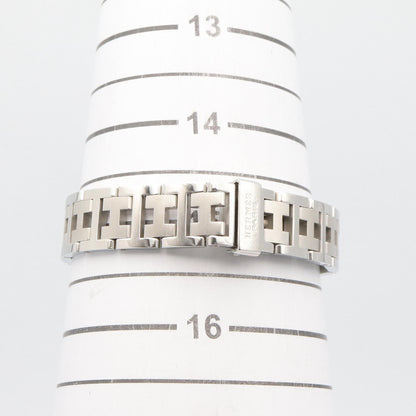 クリッパー レディース 腕時計 クオーツ SS ブラック エルメス