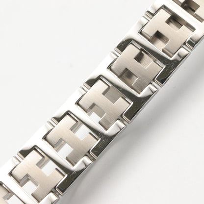 クリッパー レディース 腕時計 クオーツ SS ブラック エルメス