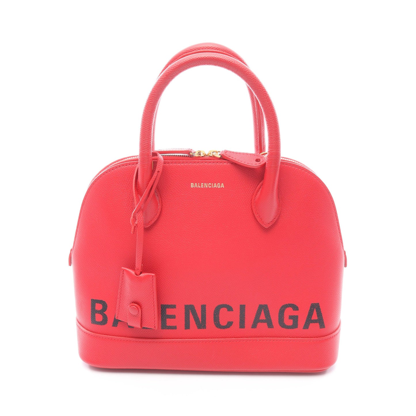 VILLE TOP HANDLE S ヴィル トップハンドル ハンドバッグ レザー レッド バレンシアガ バッグ BALENCIAGA
