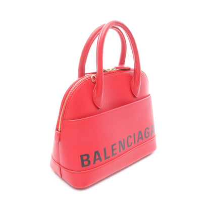 VILLE TOP HANDLE S ヴィル トップハンドル ハンドバッグ レザー レッド バレンシアガ バッグ BALENCIAGA