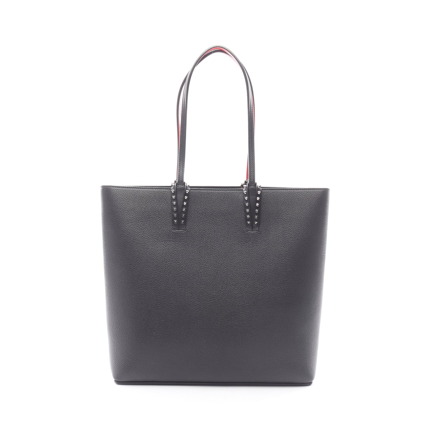 CABATA スパイクスタッズ ショルダーバッグ トートバッグ レザー ブラック クリスチャンルブタン バッグ Christian Louboutin
