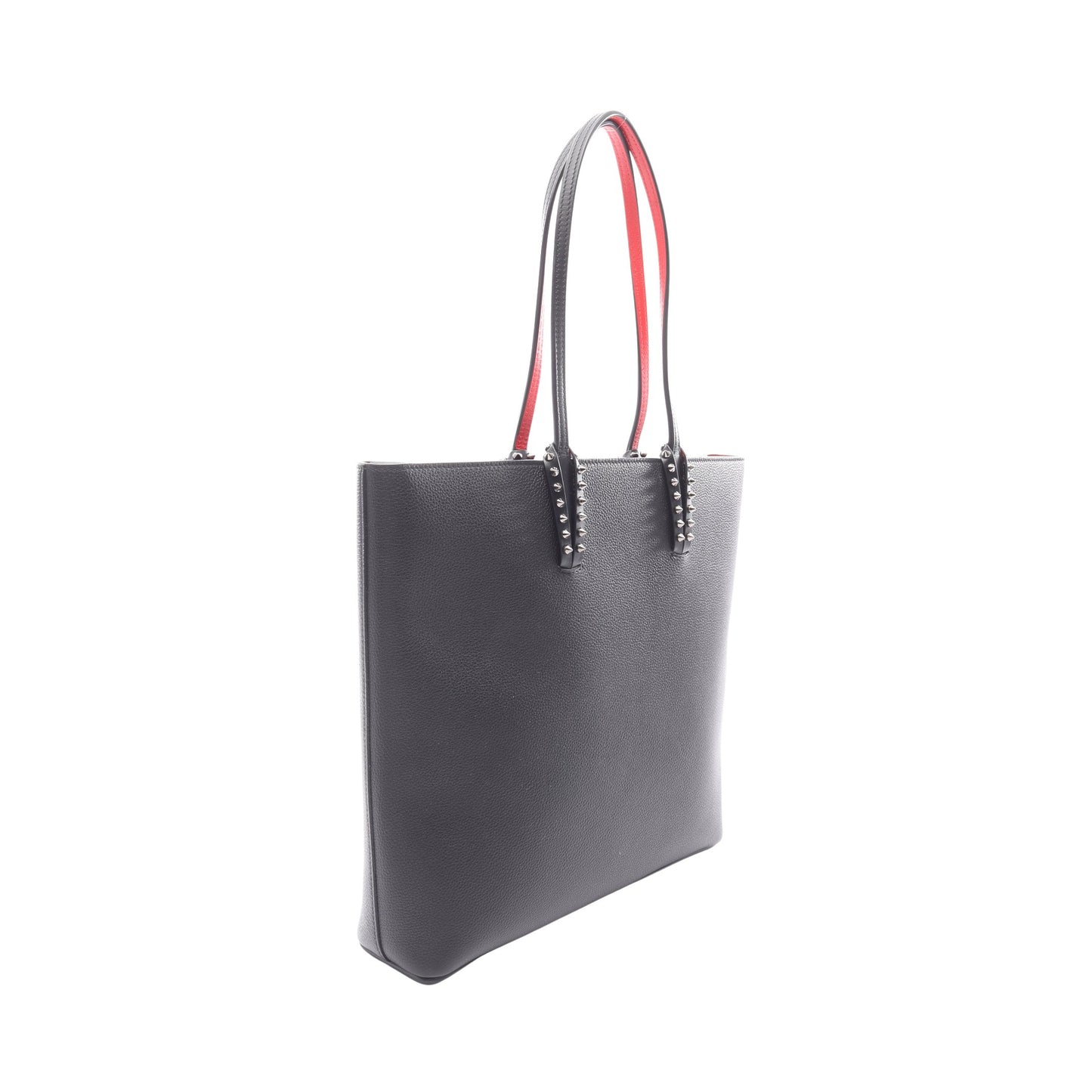 CABATA スパイクスタッズ ショルダーバッグ トートバッグ レザー ブラック クリスチャンルブタン バッグ Christian Louboutin