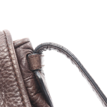 ヘリテージ ショルダーバッグ レザー ダークブラウン ロエベ バッグ LOEWE