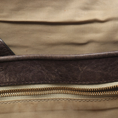 ヘリテージ ショルダーバッグ レザー ダークブラウン ロエベ バッグ LOEWE