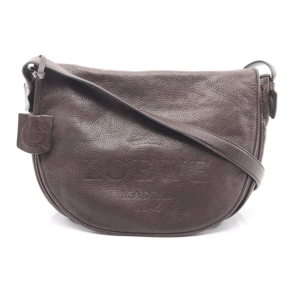 ヘリテージ ショルダーバッグ レザー ダークブラウン ロエベ バッグ LOEWE