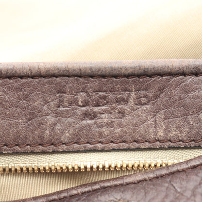 ヘリテージ ショルダーバッグ レザー ダークブラウン ロエベ バッグ LOEWE