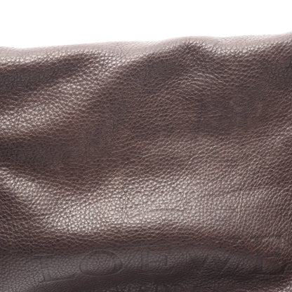 ヘリテージ ショルダーバッグ レザー ダークブラウン ロエベ バッグ LOEWE