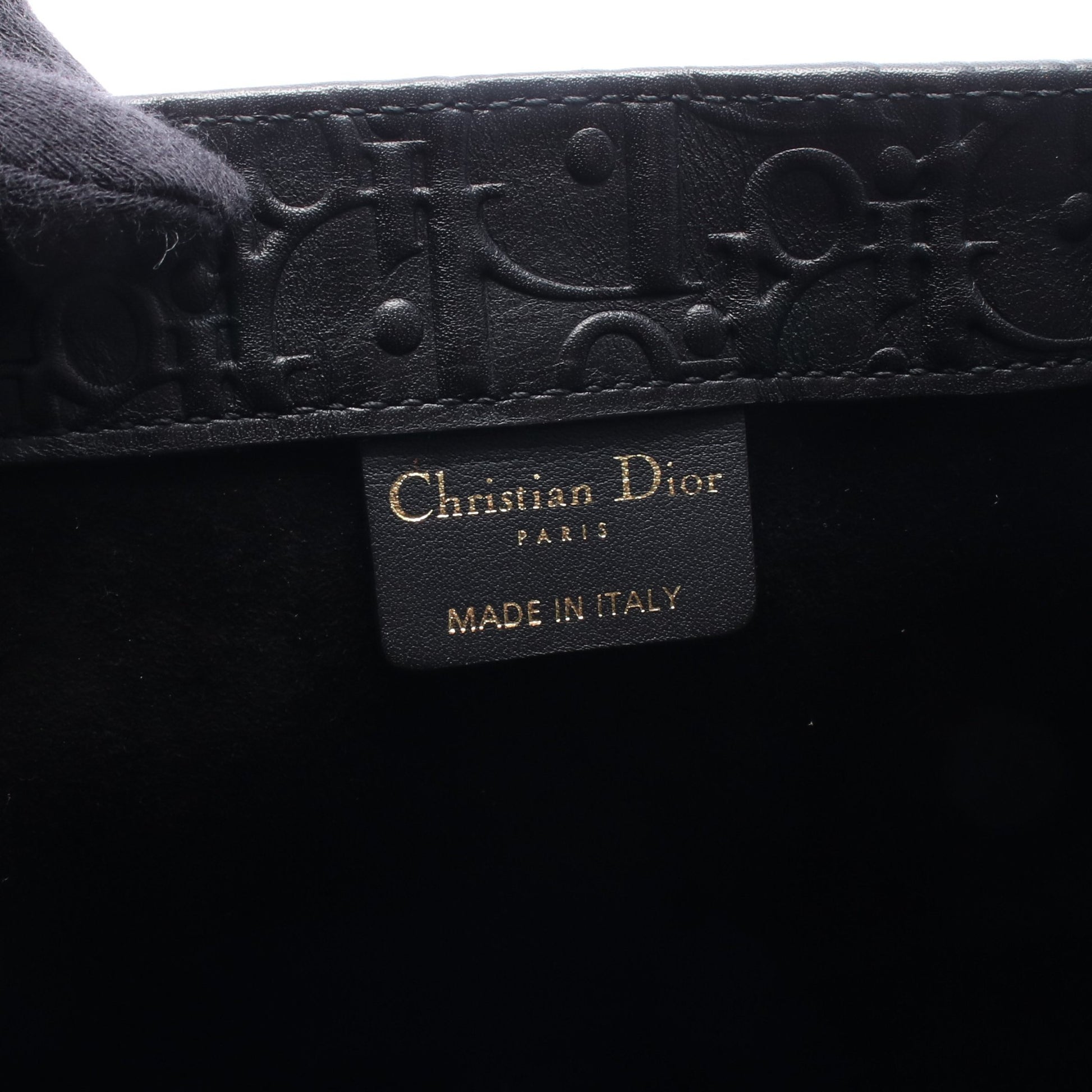 BOOK TOTE ブックトート ミディアム オブリーク ハンドバッグ トートバッグ レザー ブラック クリスチャンディオール バッグ Christian Dior