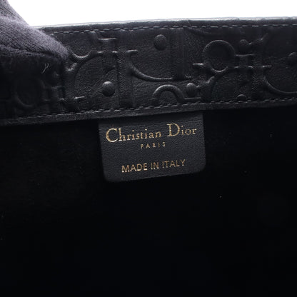 BOOK TOTE ブックトート ミディアム オブリーク ハンドバッグ トートバッグ レザー ブラック クリスチャンディオール バッグ Christian Dior