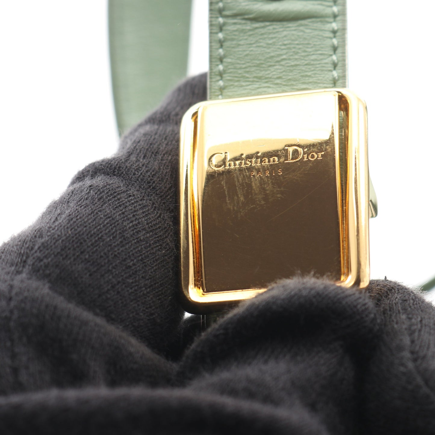30 MONTAIGNE モンテーニュ ショルダーバッグ レザー ライトグリーン クリスチャンディオール バッグ Christian Dior