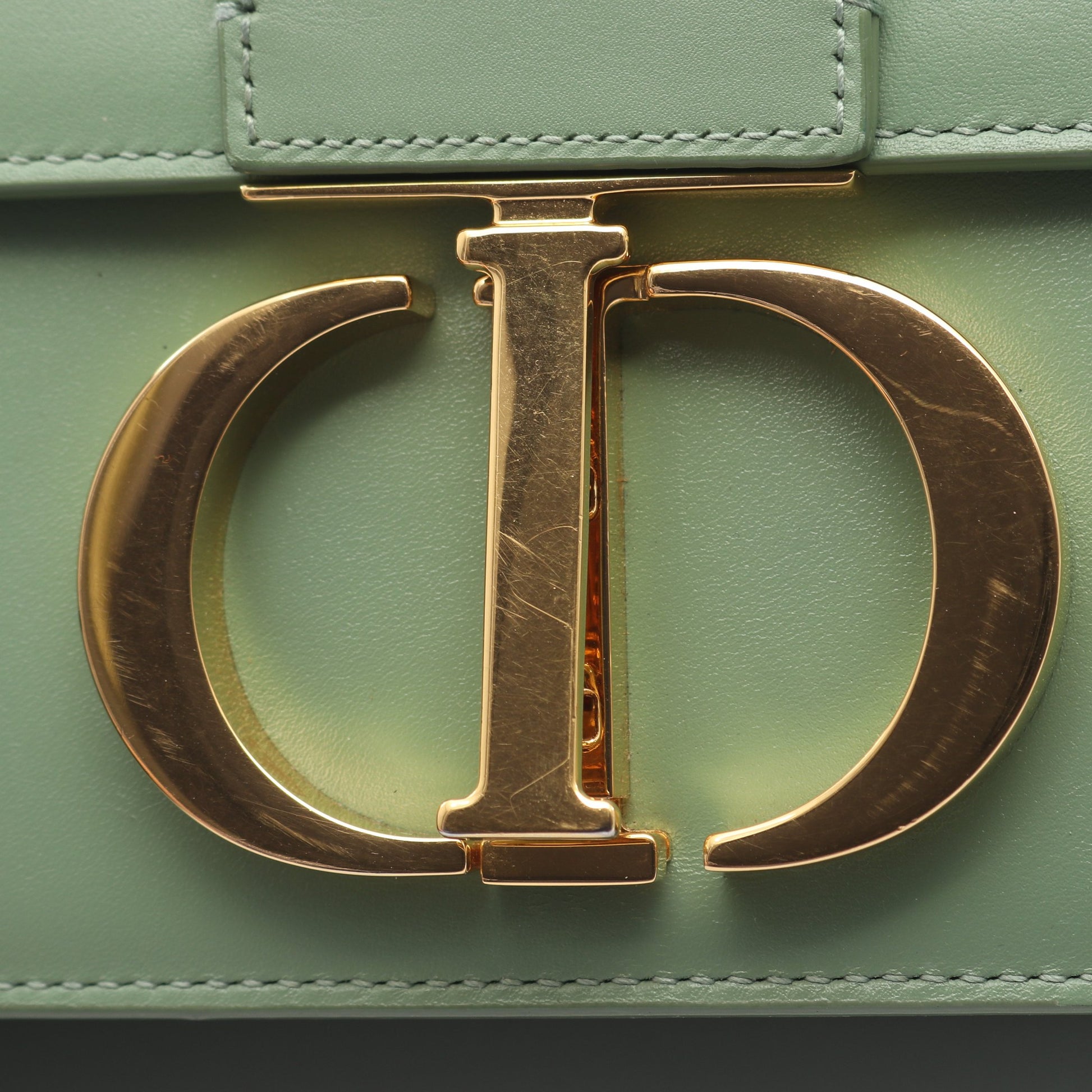 30 MONTAIGNE モンテーニュ ショルダーバッグ レザー ライトグリーン クリスチャンディオール バッグ Christian Dior