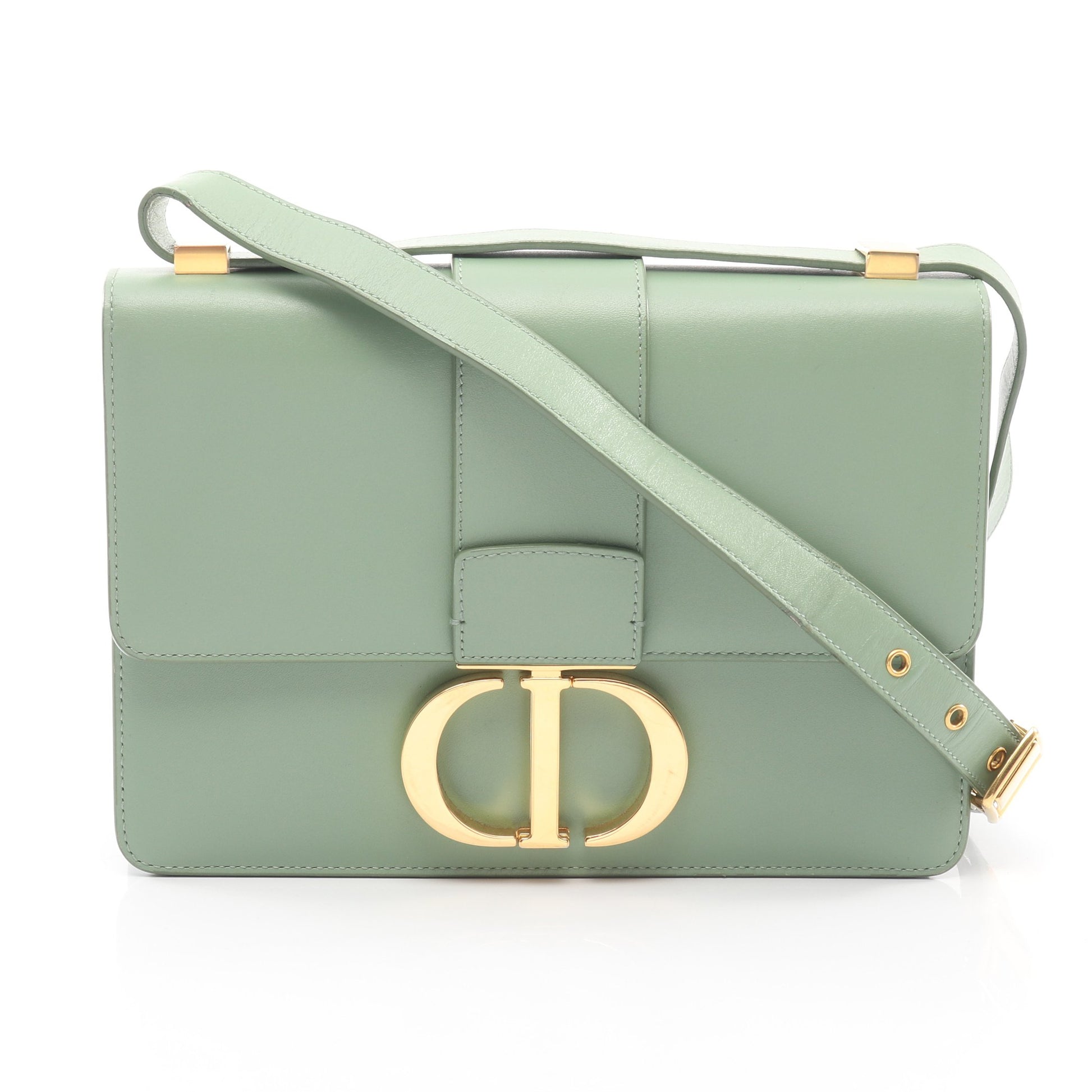 30 MONTAIGNE モンテーニュ ショルダーバッグ レザー ライトグリーン クリスチャンディオール バッグ Christian Dior