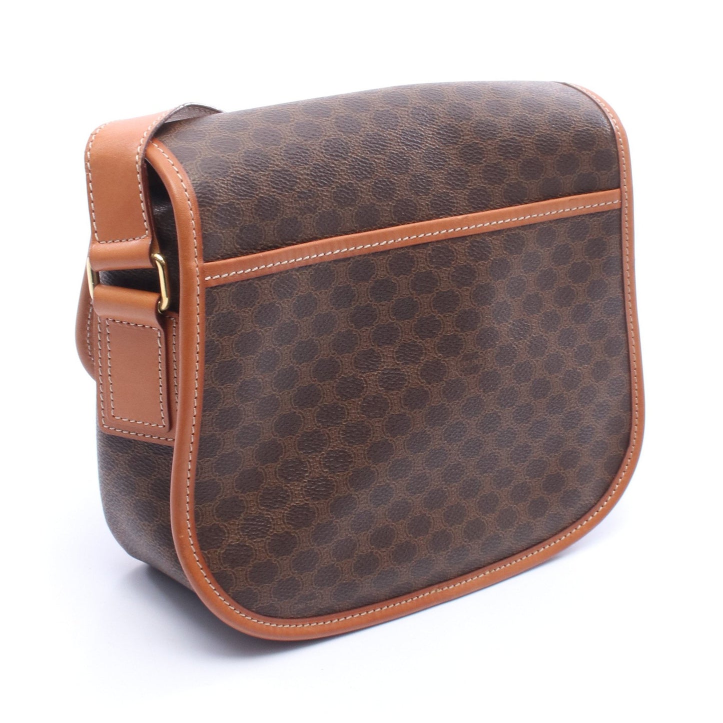 マカダム スターボール ショルダーバッグ PVC レザー ブラウン セリーヌ バッグ CELINE