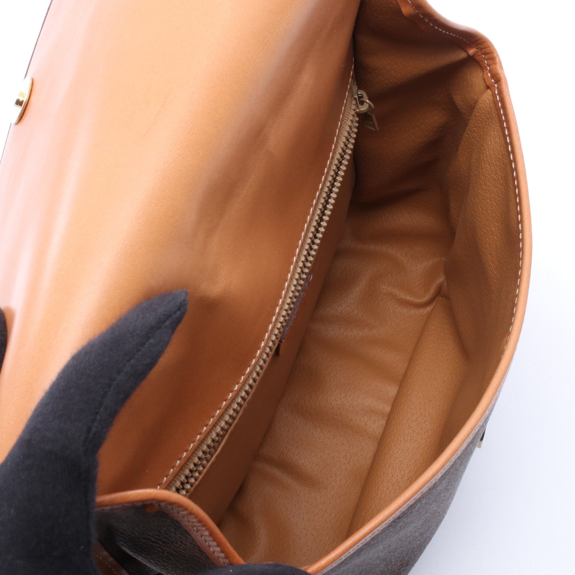 マカダム スターボール ショルダーバッグ PVC レザー ブラウン セリーヌ バッグ CELINE