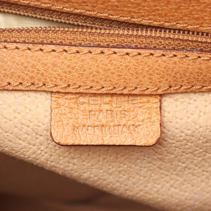 トップハンドル ターンロック 2WAY ハンドバッグ レザー ライトブラウン セリーヌ バッグ CELINE