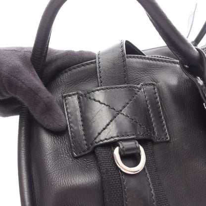 カナージュレースポケット付き ショルダーバッグ レザー ブラック クリスチャンディオール バッグ Christian Dior