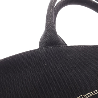 CANAPA カナパ 2WAY ハンドバッグ トートバッグ キャンバス ブラック プラダ バッグ PRADA