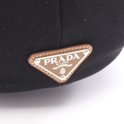 CANAPA カナパ 2WAY ハンドバッグ トートバッグ キャンバス ブラック プラダ バッグ PRADA