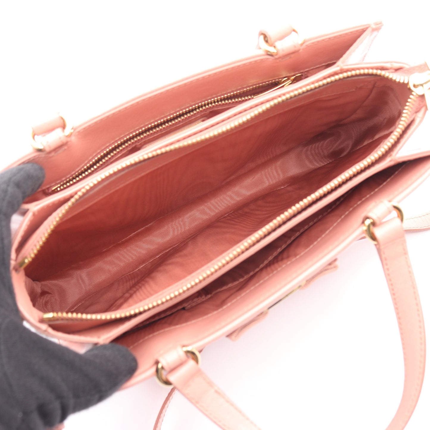 ヴァラリボン 2WAY ハンドバッグ レザー ピンク サルヴァトーレフェラガモ バッグ Salvatore Ferragamo