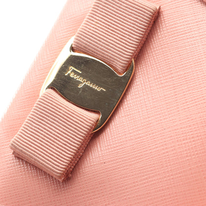 ヴァラリボン 2WAY ハンドバッグ レザー ピンク サルヴァトーレフェラガモ バッグ Salvatore Ferragamo