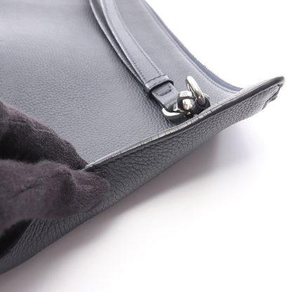 アナグラム クラッチバッグ レザー ダークネイビー ロエベ バッグ LOEWE