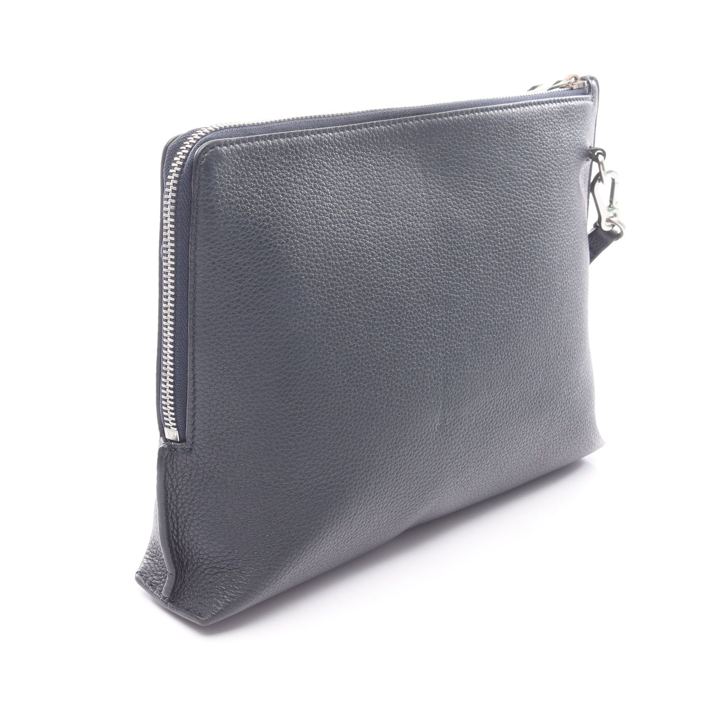 アナグラム クラッチバッグ レザー ダークネイビー ロエベ バッグ LOEWE
