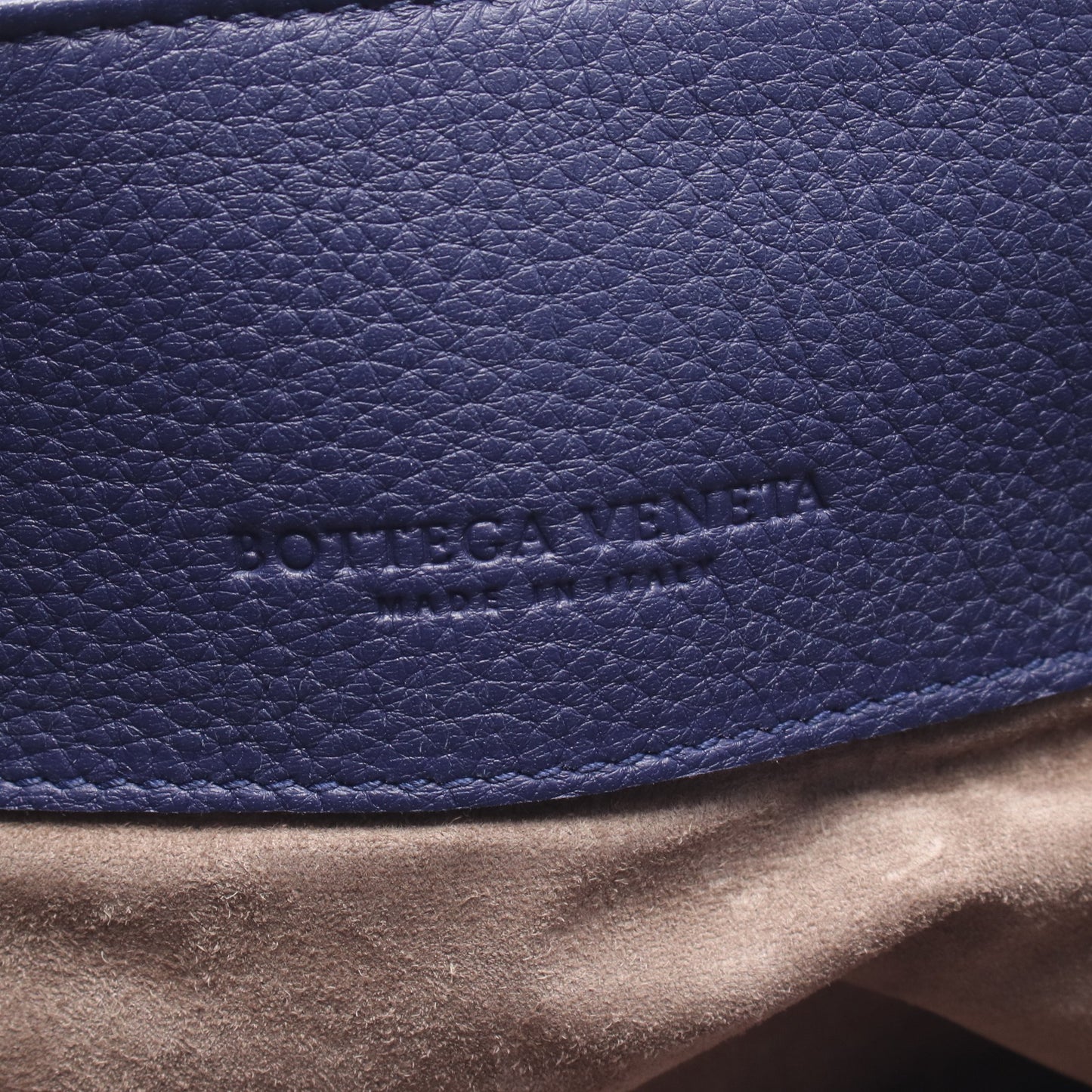 ローマバッグ ミディアム ハンドバッグ レザー ネイビー ボッテガヴェネタ バッグ BOTTEGA VENETA