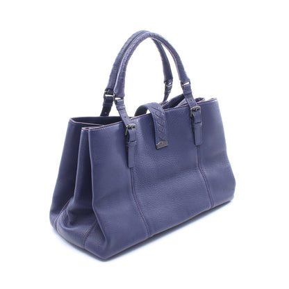 ローマバッグ ミディアム ハンドバッグ レザー ネイビー ボッテガヴェネタ バッグ BOTTEGA VENETA