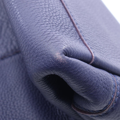 ローマバッグ ミディアム ハンドバッグ レザー ネイビー ボッテガヴェネタ バッグ BOTTEGA VENETA