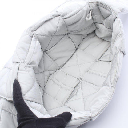 PADDED TECH CASSETTE パデッド テック カセット ショルダーバッグ ナイロン ライトグレー ボッテガヴェネタ バッグ BOTTEGA VENETA