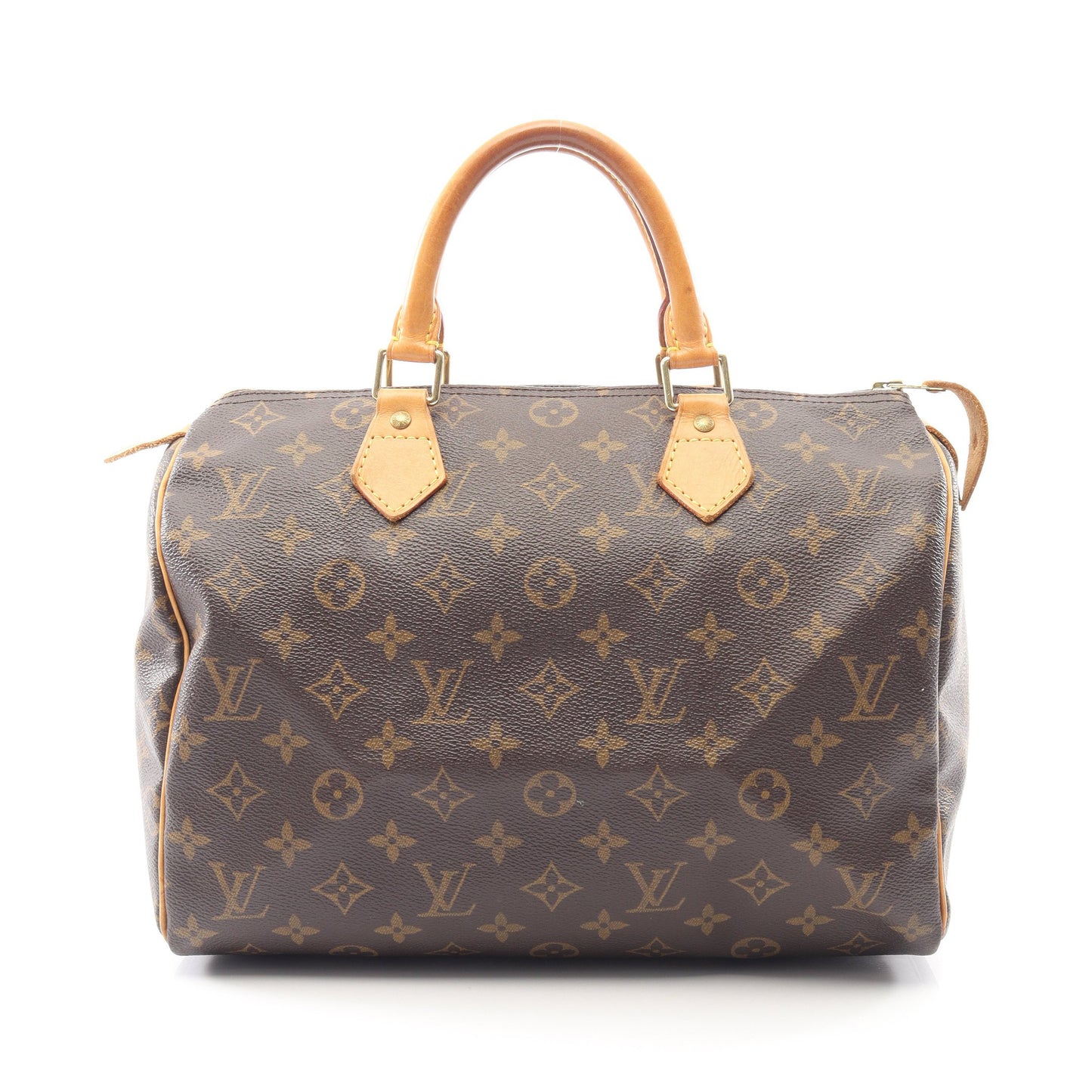 スピーディ30 モノグラム ハンドバッグ PVC レザー ブラウン ルイヴィトン バッグ LOUIS VUITTON